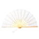 thumbnail image 4 of Abanico plegable de estilo europeo para mujer, elegante, estilo chino vintage, con encaje Blanco, 4 of 9