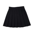 thumbnail image 5 of Back to School Children's Solid Color Leggings Short Skirt Four Season Pleated Skirt Performance Skirt 9-10Years, 5 of 7