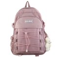 thumbnail image 1 of Solid Color Shoulder Bag Solid Color Student Pack for Laptop Book (Pink), 1 of 10