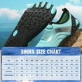thumbnail image 6 of AUXDIQ Water Shoes Women Men Quick Dry Aqua Shoes Barefoot Beach Swim Shoes, Blue, 9 US, 6 of 6