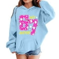 thumbnail image 2 of 67 Niños con capucha Niñas 6 7 Meme Sudadera cómoda manga larga Suéteres divertidos 6 7 Número impreso Novedad manga larga con capucha Suéter de moda cómodo once once hoodie (Azul celeste,3-4 años), 2 of 4