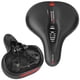 thumbnail image 3 of Asiento de bicicleta de montaña para exteriores con diseño hueco que absorbe los golpes para paseos cómodos Sillín de ciclismo rojo, 3 of 8