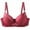 Wine, variant on Loopsun Women's Bras Plus Size, Womens Plus Size A Cup Solid Lace Push Up Bra Wine, M