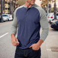 thumbnail image 2 of WEAIXIMIUNG Christmas Men 2025 Spring/summer Relaxed Sports Large Size Color Matching Lapel Shirt, 2 of 7