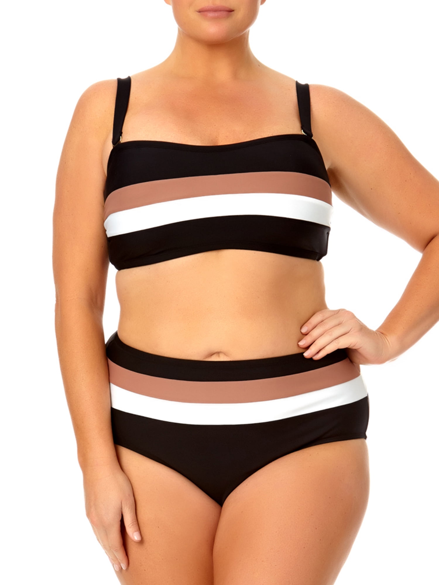 time and tru swim tops