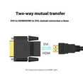 thumbnail image 2 of DVI Male To HDTV Female Adapter 1080p Full Resolution Digital Video Converter For PC Laptop Monitor TV Projectors, 2 of 7