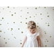 thumbnail image 5 of Calcomanías de pared de estrellas, 130 calcomanías, patrón de estrellas, pegatinas de pared DIY, decoración del hogar extraíble, vinilo metálico, pegatina decorativa de pared de lunares para bebés,, 5 of 8