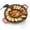 14-inch round, variant on Electric Indoor Grill Non Stick Smokeless, Compact & Versatile Griddle with Spatula, Brush & Tongs, for Steaks & BBQ
