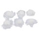 thumbnail image 4 of Tela navideña de piel sintética piel sintética hecha a mano efecto real blanco para manualidades de bricolaje para centros de mesa ANGGREK Otros, 4 of 8
