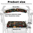 thumbnail image 3 of COEQINE Flower Leaf Rollator Seat Back Cover Medical Rollator Walker Seat & Back Covers Universal Soft Rollator Accessories Walker Seat Set 2 Pack Covers, 3 of 7