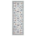 thumbnail image 3 of GlowSol 2'x6' Mushroom Insect Floral Runner Rug Kitchen Hallway Runner Rugs Non Slip Bedroom Runner Rug for Laundry Room, Off-White, 3 of 6