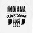 thumbnail image 4 of Inktastic Indiana Awesome Since 1816 Boys or Girls Baby Bodysuit, 4 of 5