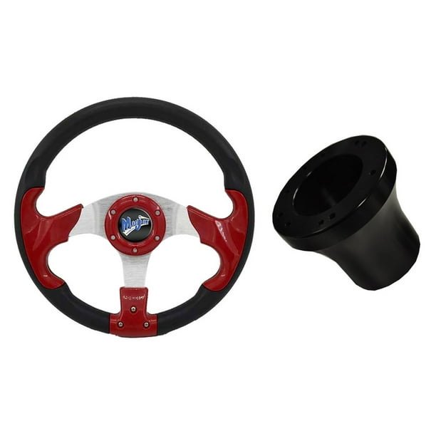 Madjax 13" Red Razor Steering Wheel w/ Black Hub Adapter Yamaha G16G29