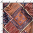thumbnail image 2 of Soimoi Orange Fabric - By the Yard - 56 Inch Wide - Geometric Floral Textile - Contemporary and Stylish Designs for Fashion and Crafts Printed Fabric, 2 of 6