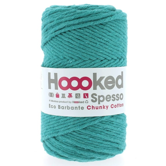 Hoooked Spesso Chunky Cotton Macrame Yarn-Lagoon