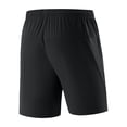 thumbnail image 3 of Kojanyu Men's Solid Color Quick-Dry Athletic Shorts with Zipper Pocket Elastic Waist Drawstring Lightweight Casual Sports Outdoor Wear S-XXL, 3 of 8