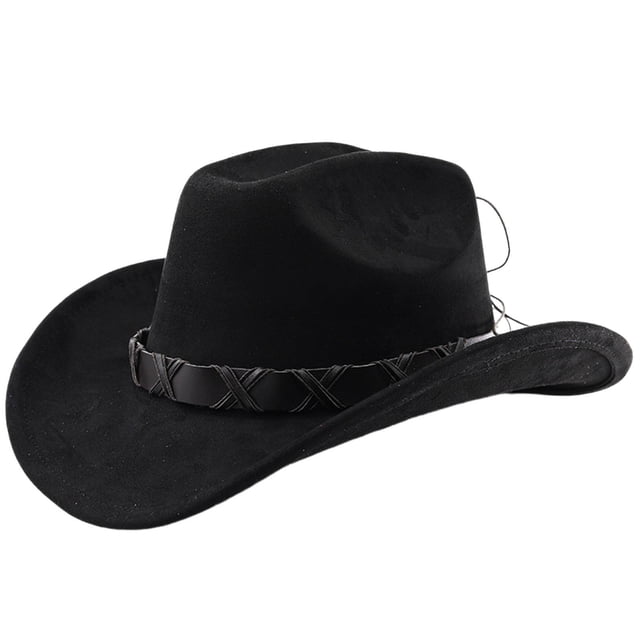 Western Frontier Cowboy Hat Curved Brim for Outdoor Adventures Travel Riding Country Style Everyday Wear Crafted Accessory