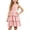 01_Pink, variant on Bmisegm Girls Party Dress Elegant Backless Strap Design Solid Color Cake Dress for Big Kids without Sleeves Midi Dress for Summer 5-14 Years 01_Pink,11-12 Years