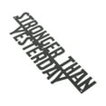 thumbnail image 3 of Miangastore Workout Motivation Metal Quote Sign 1Set 15.72X4.72X0.04In, 3 of 8