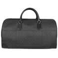 thumbnail image 2 of Michael Kors Travel Large Duffle Bag in PVC Signature (black) …, 2 of 10