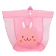 thumbnail image 1 of Kids Toy Storage Bag Extra Large Mesh Breathable Collapsible Beach Bag with Shoulder StrapPink, 1 of 4