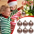 thumbnail image 3 of AYktou 6 Pcs Christmas Balls Ornaments, 2.3 Inch Double Rhombus Embossed Plated Christmas Tree Decorative Hanging Ball, Ornaments Hanging Pieces for Xmas Birthdays Festive Party Decoration, 3 of 6