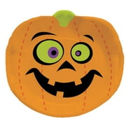 Halloween Pumpkin Shaped 8" Plates, 6-Count