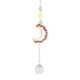 thumbnail image 1 of WDOplteas Crystal Windchime Dream Catchers Moon Flower Chandelier para El (naranja), 1 of 9