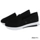 thumbnail image 3 of Zapatillas Deportivas Informales DQrwqpou para Mujer Malla Sólida Ligeras Negro 41, 3 of 8