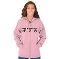 thumbnail image 4 of Man Woman Geek Geeky Cute Nerdy Gamer Zip Up Hoodie Men's Women's Brisco Brands M, 4 of 6