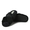thumbnail image 2 of Dearfoams Women's Jessica Furry Crossband Slide Slipper, 2 of 6