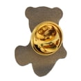 thumbnail image 3 of Antique Gold Teddy Bear Stuffed Animal Lapel Pin, 3 of 3