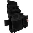 thumbnail image 2 of Western Heritage | Heavy Duty Leather Tool Pouch Bag | Professional Grade | Carpenter, Construction, Framers, Handyman Tool Bag, Reinforced Seams, 5 Pockets, 2 Snap Loops$$Tools, 2 of 8