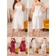 thumbnail image 5 of Camisón de mujer Chemises Plus Size Lounger Sleep Dress Pijama CACAGOO camisón de mujer, 5 of 7