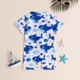 thumbnail image 4 of Youmylove Boys Swim Trunks Swimwear Bathing Suits Toddler Summer Short Sleeve Jumpsuit Cartoon Print Outwear For Boys Clothes Fashion Swim Trunks Outfit Set Toddler to Big Kid, 4 of 6