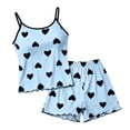 thumbnail image 3 of Hkoxplj Lounge Set for Women Summer Women's Pajamas Two Piece Sexy Casual Camisole Shorts Home Clothes Set, 3 of 4