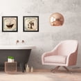thumbnail image 2 of Gango Home Decor Adult Elegant French Bathroom Wall Art; 2-12x12" Black Framed Posters, 2 of 4