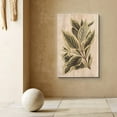thumbnail image 2 of PixonSign Canvas Print Wall Art Wood Style Green and Yellow Leaves Floral Wildlife Illustrations Modern Art Traditional Relax/Calm Multicolor Pastel for Living Room, Bedroom, Office - 32"x48", 2 of 5