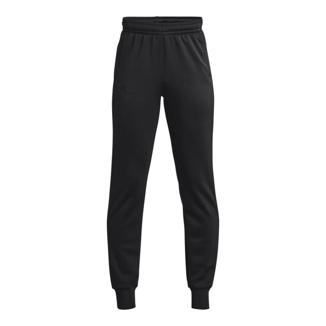 Pantalones deportivos Under Armour ArmourFleece para niños, color negro, talla M