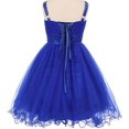 thumbnail image 2 of Little Girls Fabulous Mesh Junior Bridesmaid Beaded Waistline Pageant Flower Girl Dress Jade 6 (C650C08), 2 of 2