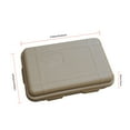 thumbnail image 6 of Baright Plastic Survival Case Waterproof Sealed Box for Camping ((XL)(Light Brown)), 6 of 6