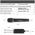 thumbnail image 2 of 2X Micrófono de Mano Inalámbrico Universal VHF con Receptor para Micrófonos Portátiles de Karaoke / Reuniones de Negocios, 2 of 5