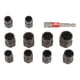 thumbnail image 3 of 11Pcs Impact Bolt Nut Remover Set 3/8 Drive Extractor Socket Tool with Hex Adapter for Removing Damaged Rusted Screws, 3 of 5