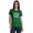 Green, variant on Womens scoop-neck Vaccinated & Ready To Party Pro-Vaccine T-shirt Top