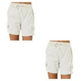 thumbnail image 4 of Jumpingount Pantalones cargo Pantalones cortos de bolsillo Cintura suelta Pantalones de verano Transpirable para Type2 NO2, 4 of 6