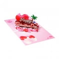thumbnail image 2 of AMLESO Valentine's Day Card 3D Greeting Card for Fathers Day Wedding Friends Lovers pink, 2 of 8