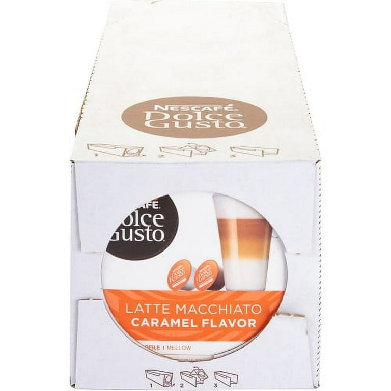 Dolce Gusto Caramel Macchiato Coffee Pods Capsules 6 Pack