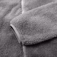 thumbnail image 5 of Uooqdmx Fleece Jacket Women, Sherpa Jacket Women, Zip Up Jackets for Women, Fuzzy Winter Warm Zip Up Soft Outerwear, Teddy Jacket Women, Gray 5XL, 5 of 8