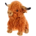 thumbnail image 5 of Simulation Highland Cow Animal Plush Doll Soft Stuffed Highland Cow Plush Toy Plushie Gift For Kids Boys Girls, 5 of 5
