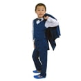 thumbnail image 2 of Ashbury CoCo Boy's Slim Fit 7-pieces Suit, Jacket Vest Pants Shirt Tie Bowtie Hanky, Light Navy, Size 12, 2 of 5